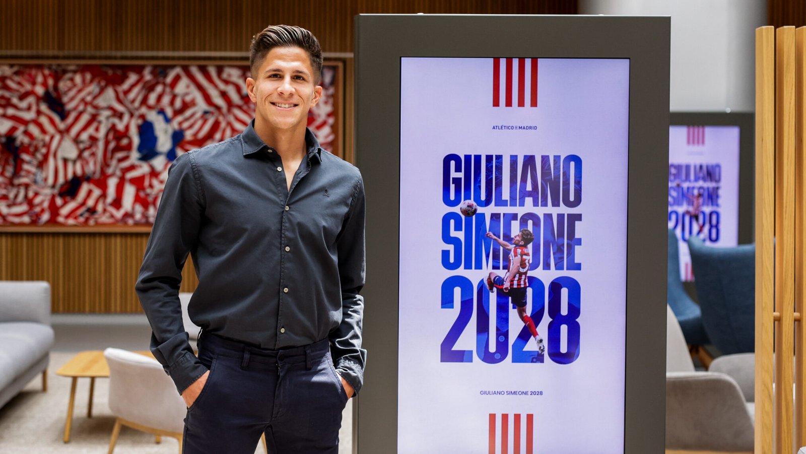 Giuliano Simeone firma con el Atleti hasta 2028