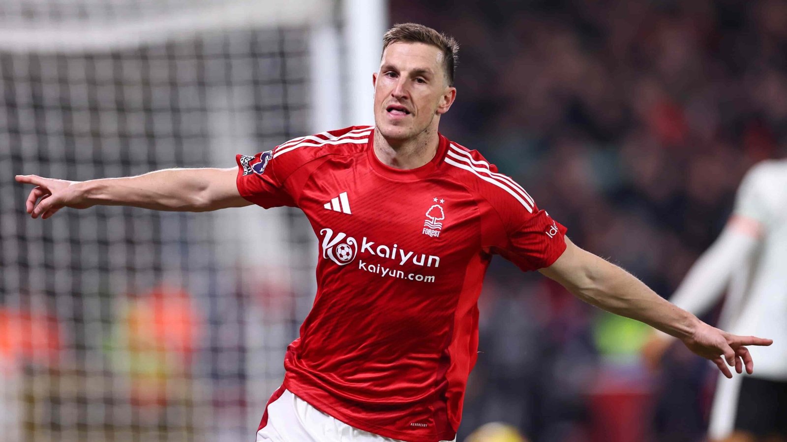 Chris Wood celebrando un gol