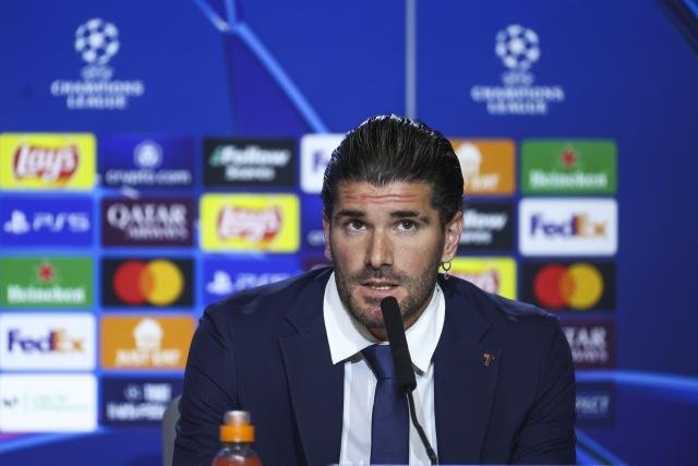 Rodrigo de Paul en rueda de prensa. / Vía @Atleti