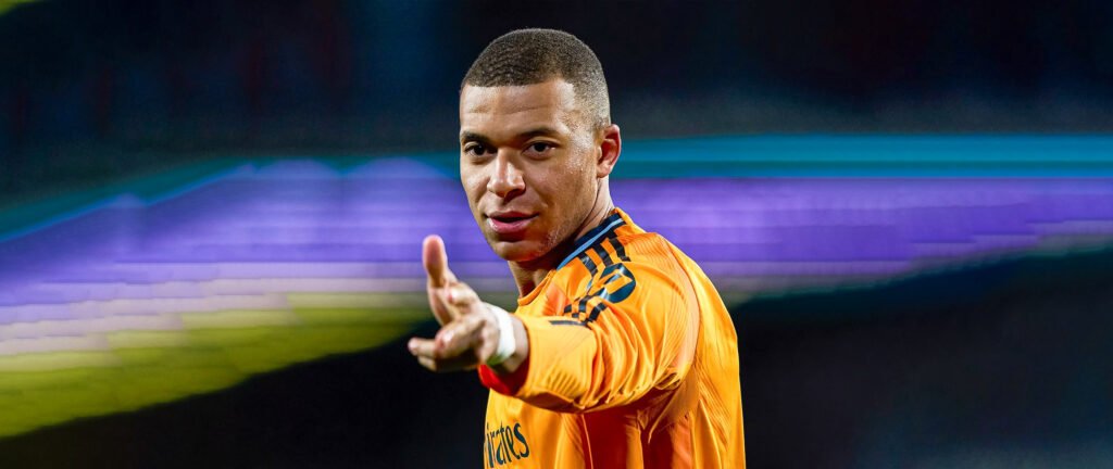 Mbappé celebrando un gol