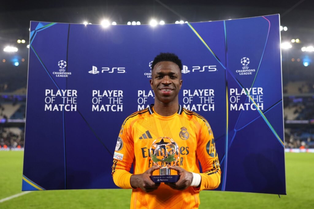 Vinicius JR nombrado MVP del partido / Vía UEFA