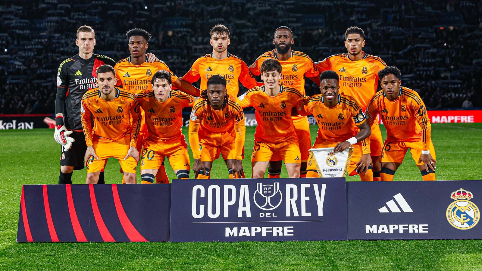 Los jugadores del Real Madrid contra la Real Sociedad