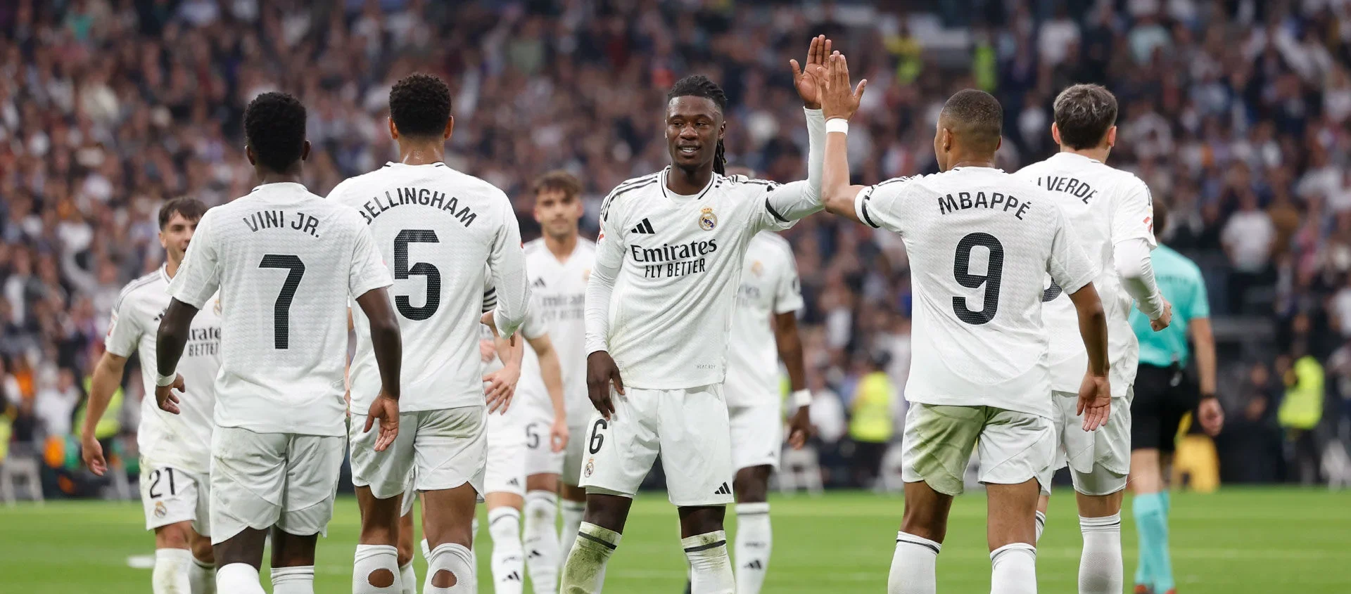 El Real Madrid celebrando un gol / Vía: Real Madrid CF
