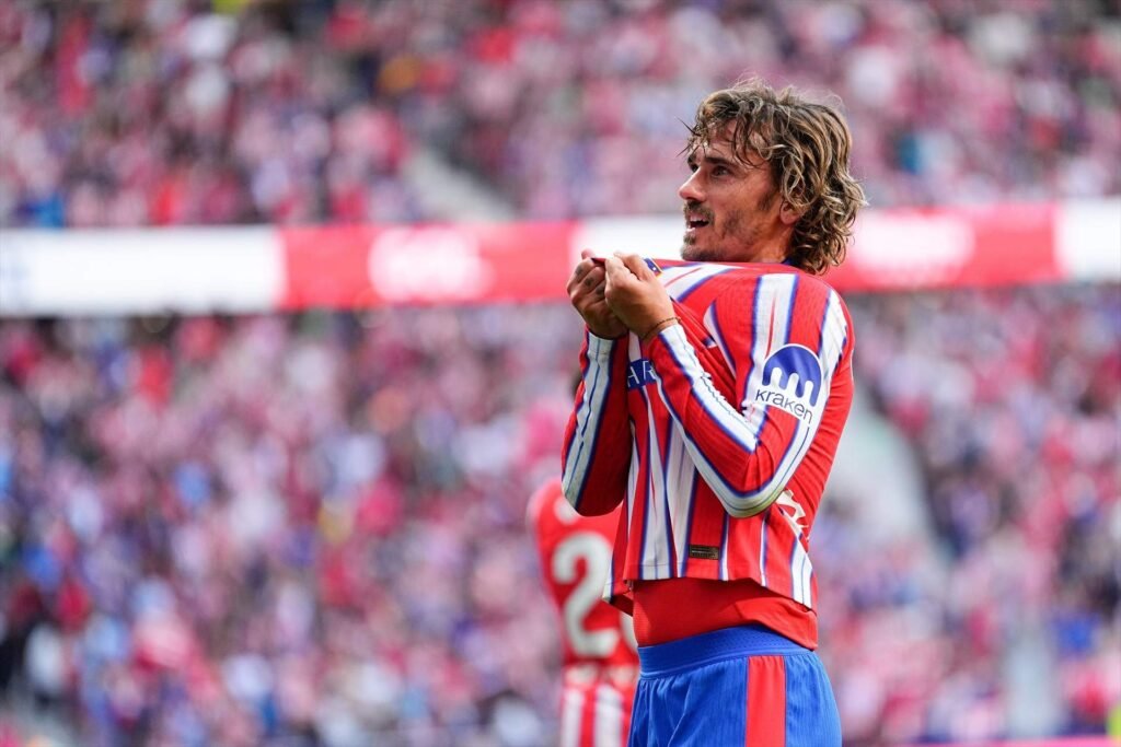 Griezmann celebrando un gol