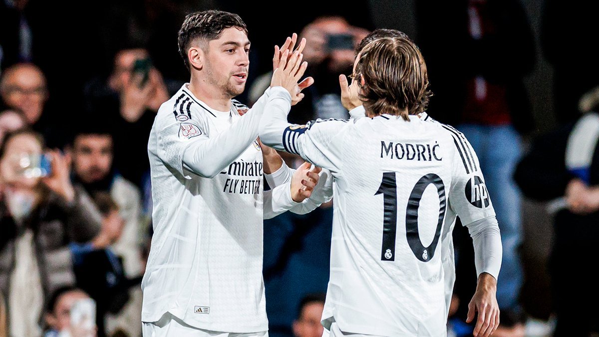Modric y Valverde en el duelo frente al Celta de Vigo en Copa del Rey / Vía X/@RealMadrid