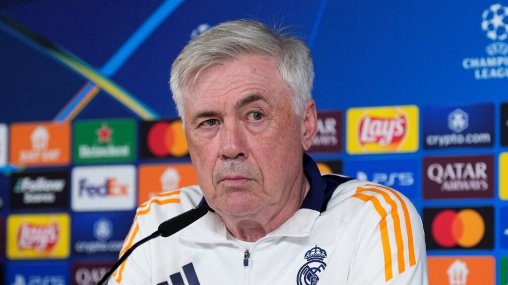 Carlo Ancelotti en Rueda de Prensa / Vía /@Realmadrid