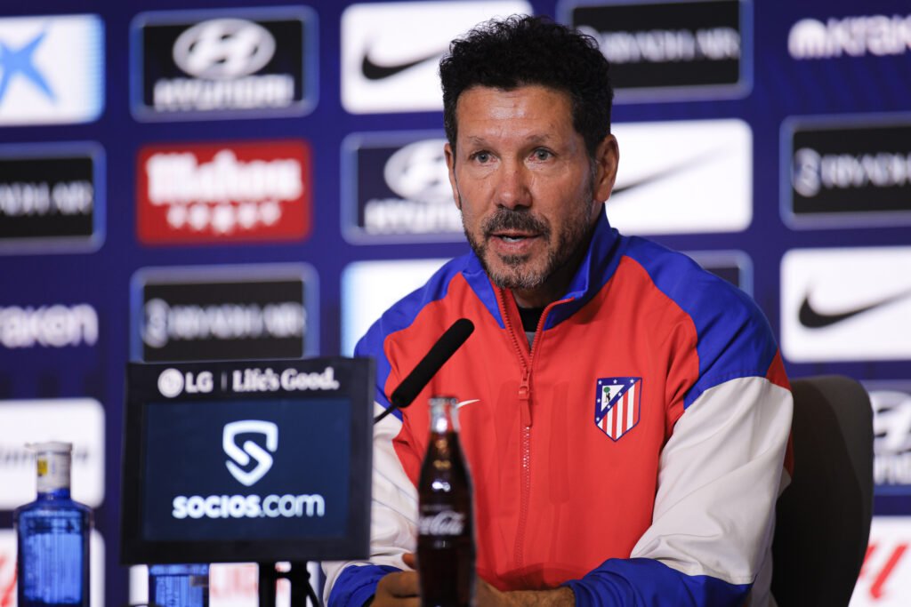 Diego Pablo Simeone en rueda de prensa