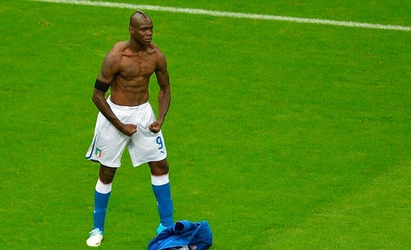 Mario Balotelli en la Eurocopa 2012