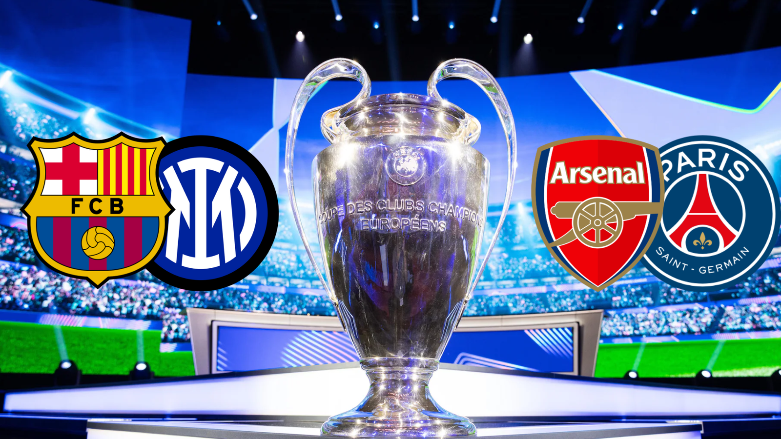 Las semifinales de Champions League, listas.