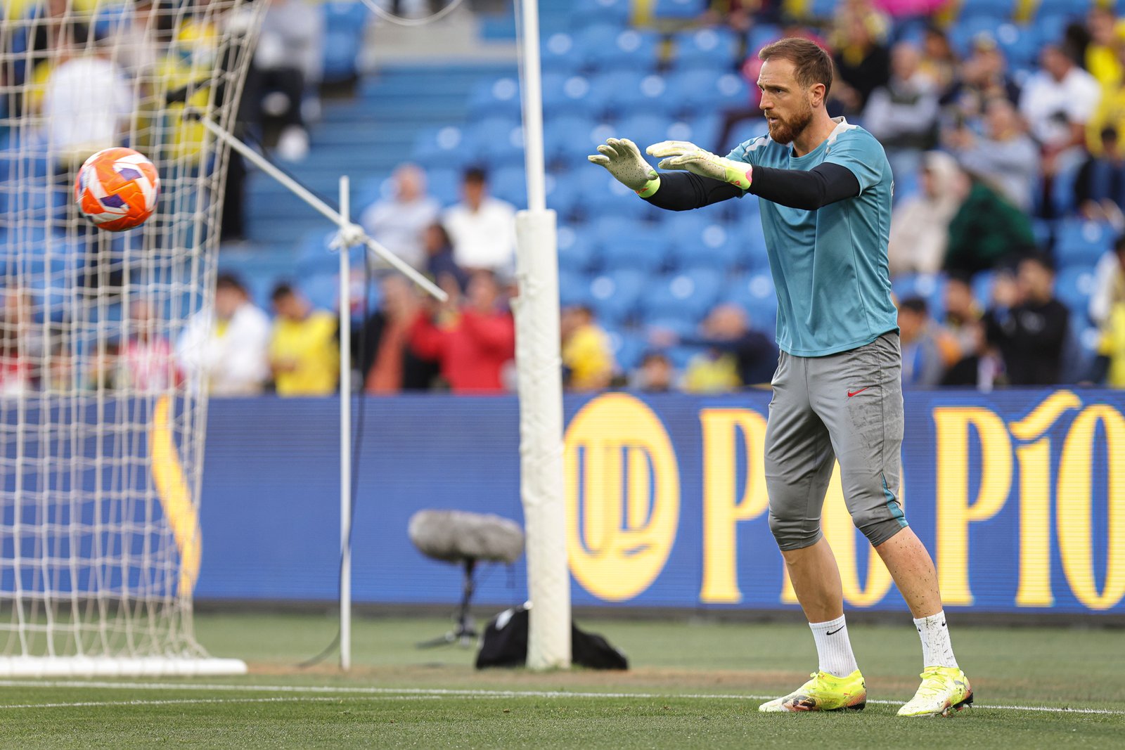 Jan Oblak en el entrenamiento vs UD Las Palmas