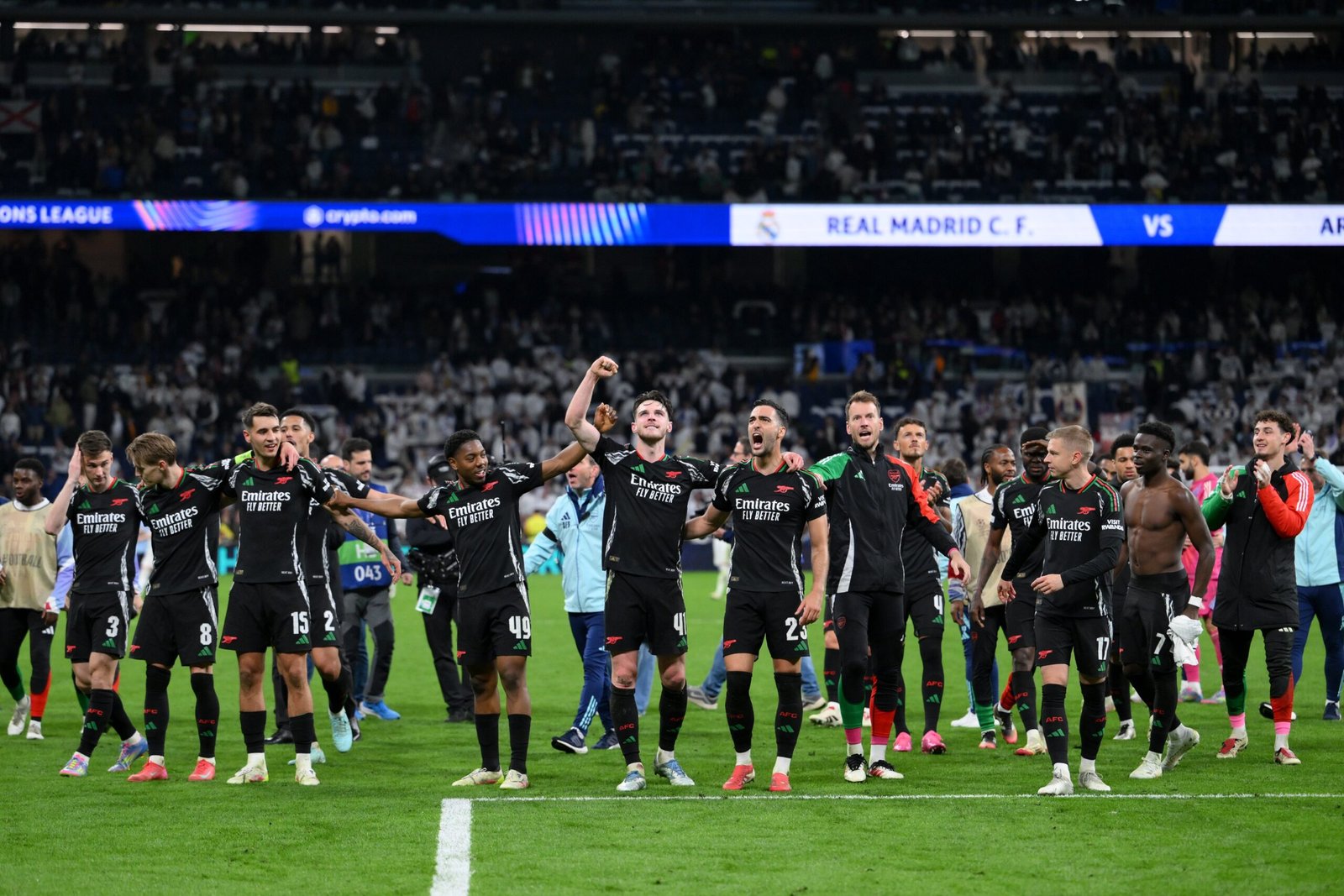 Arsenal celebrando su pase a semifinales /Vía X/@Arsenal