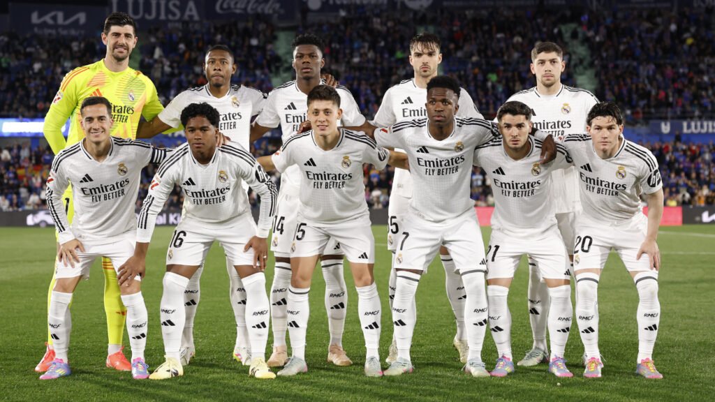 Plantilla Real Madrid vs Getafe 2025