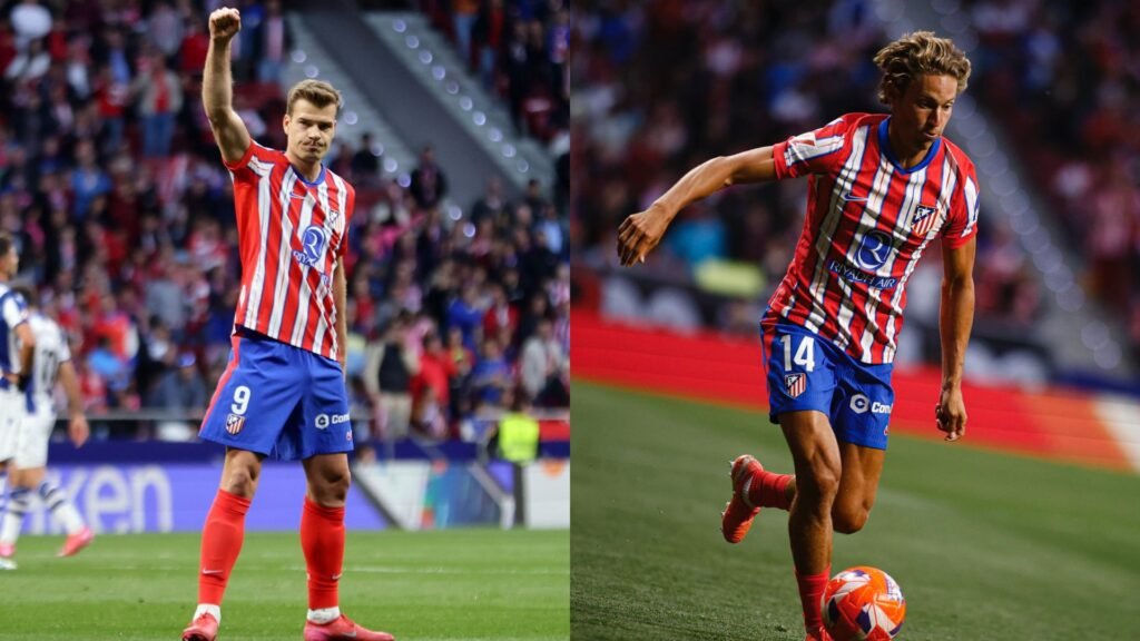Alexander Sorloth y Marcos Llorente