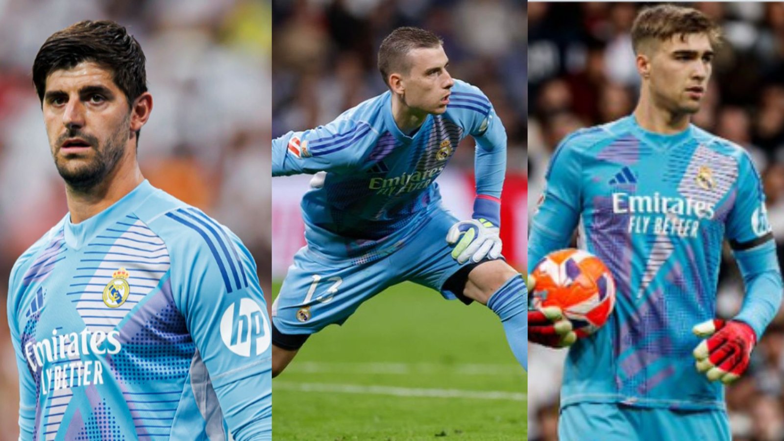 Los tres porteros del Real Madrid / Vía X/@Realmadrid
