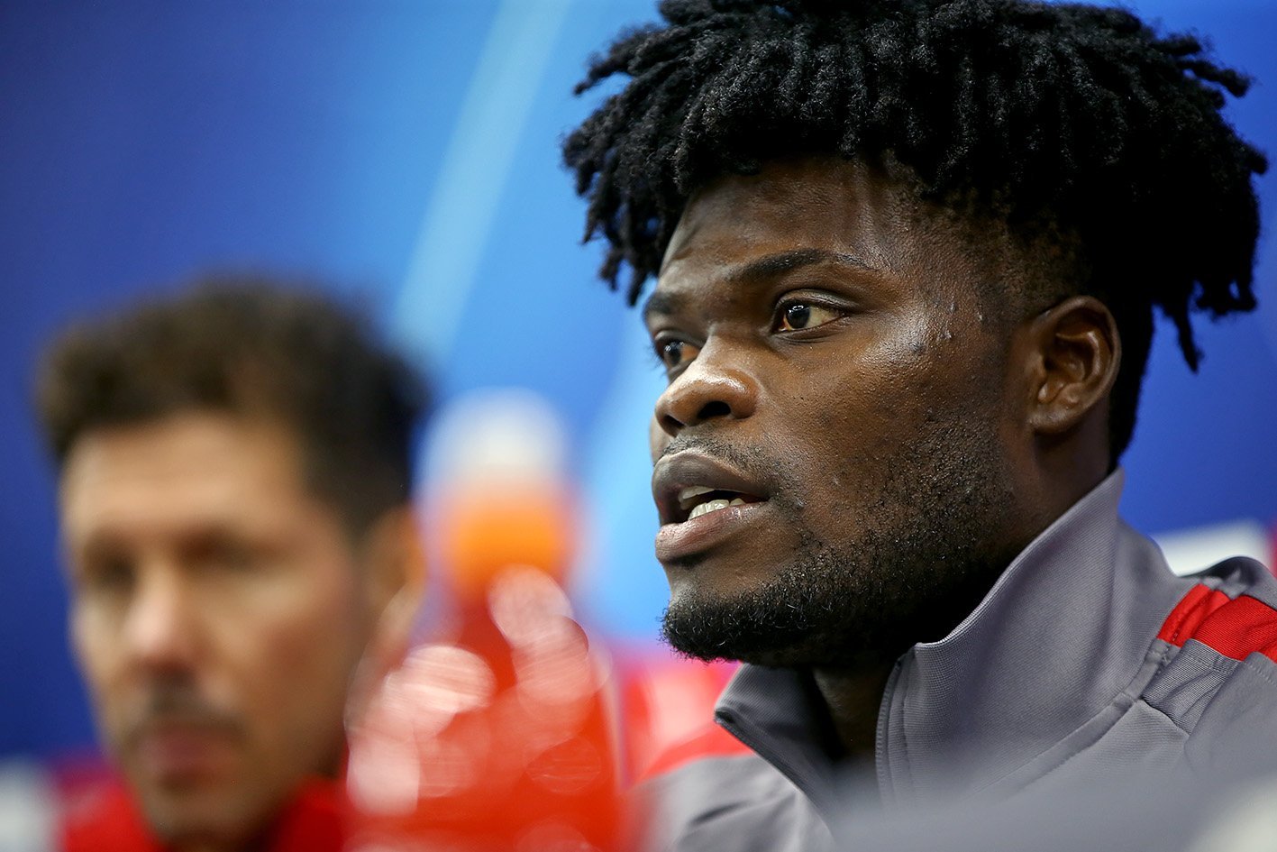 Thomas Partey en su etapa como jugador del Atletico de Madrid