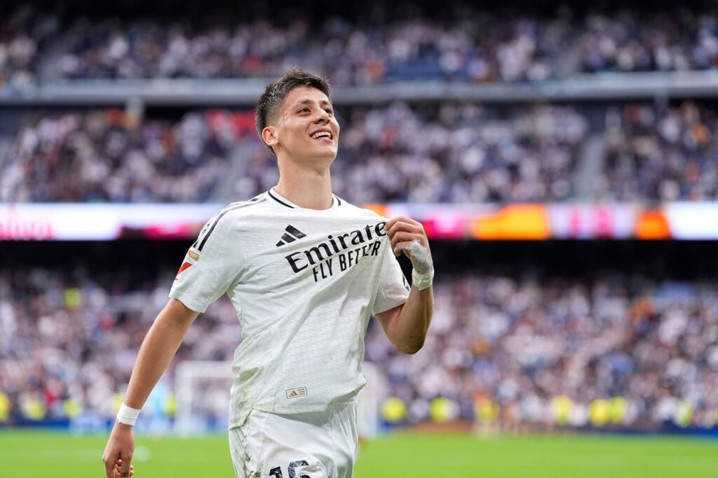Arda Güler celebrando un gol / Vía: Real Madrid CF