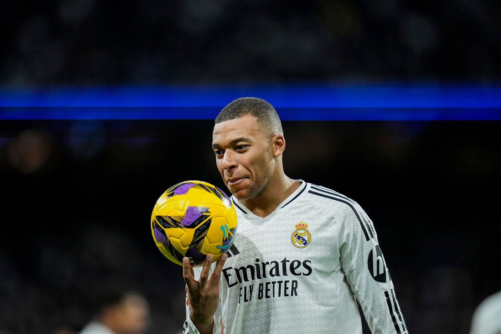Kylian Mbappé en un partido / Vía: Real Madrid CF