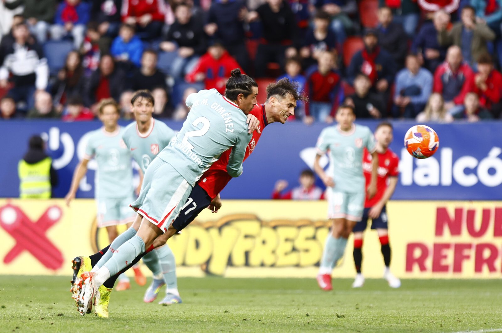 Gol de Budimir al Atlético de Madrid.