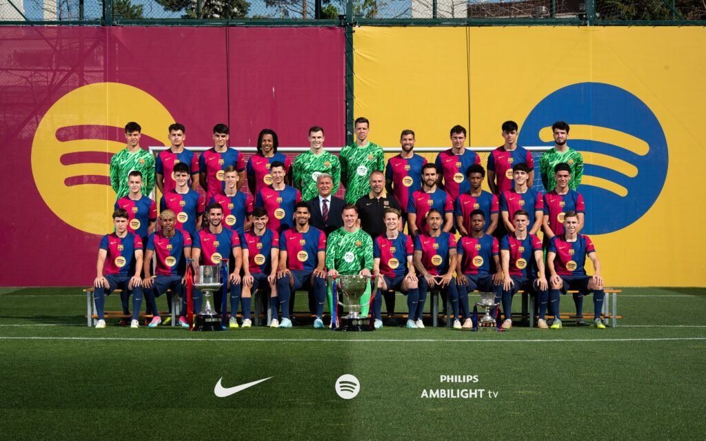La plantilla del Barcelona