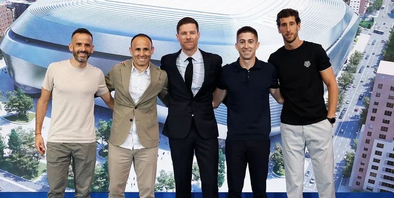 Camenforte, Parilla, Encinas, Alonso y Labién, de izquierda a derecha / Vía: Real Madrid CF