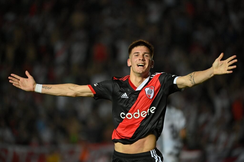 Franco Mastantuono con River Plate