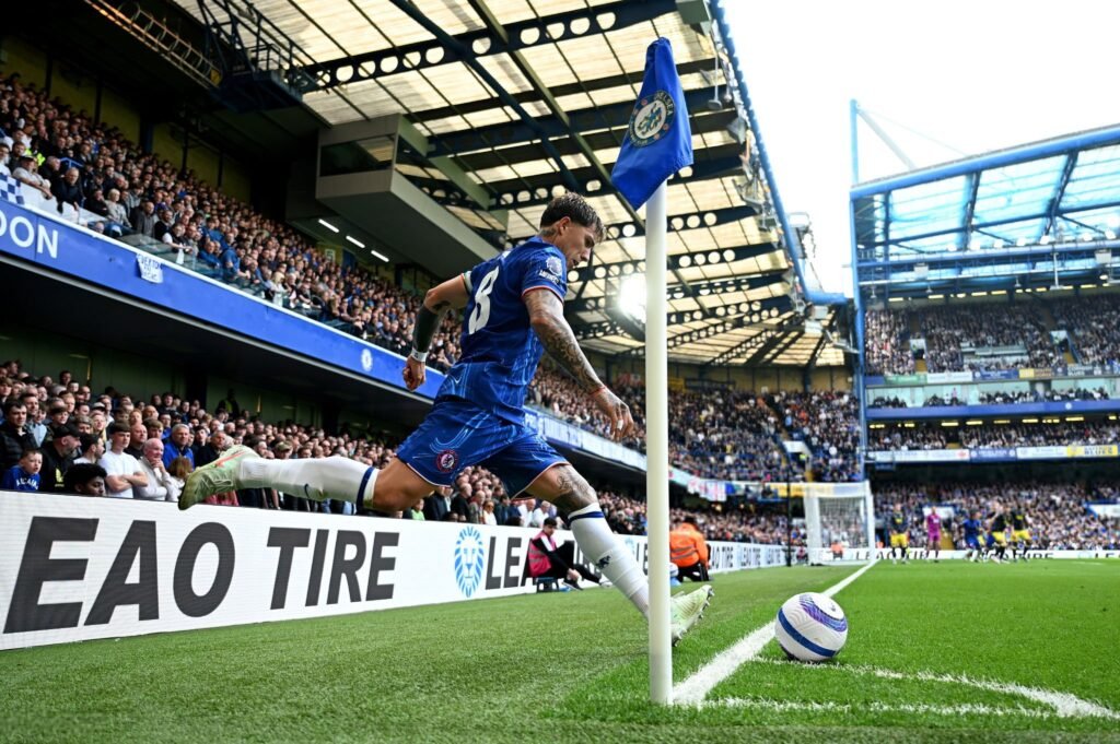 Enzo Fernández con el Chelsea.
