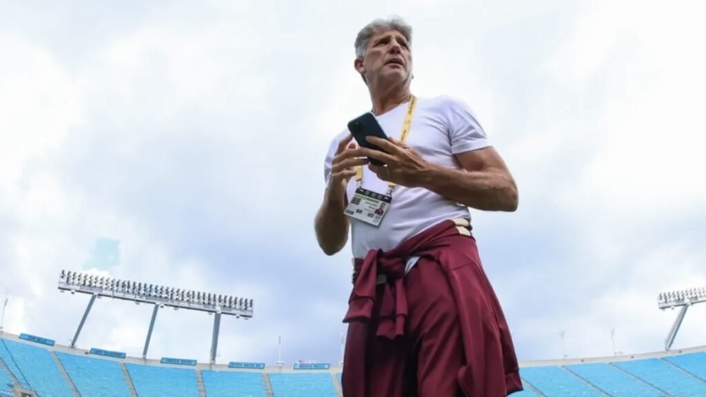 El entrenador del Fluminense, Gaúcho, en el último entreno | Foto: Fluminense FC