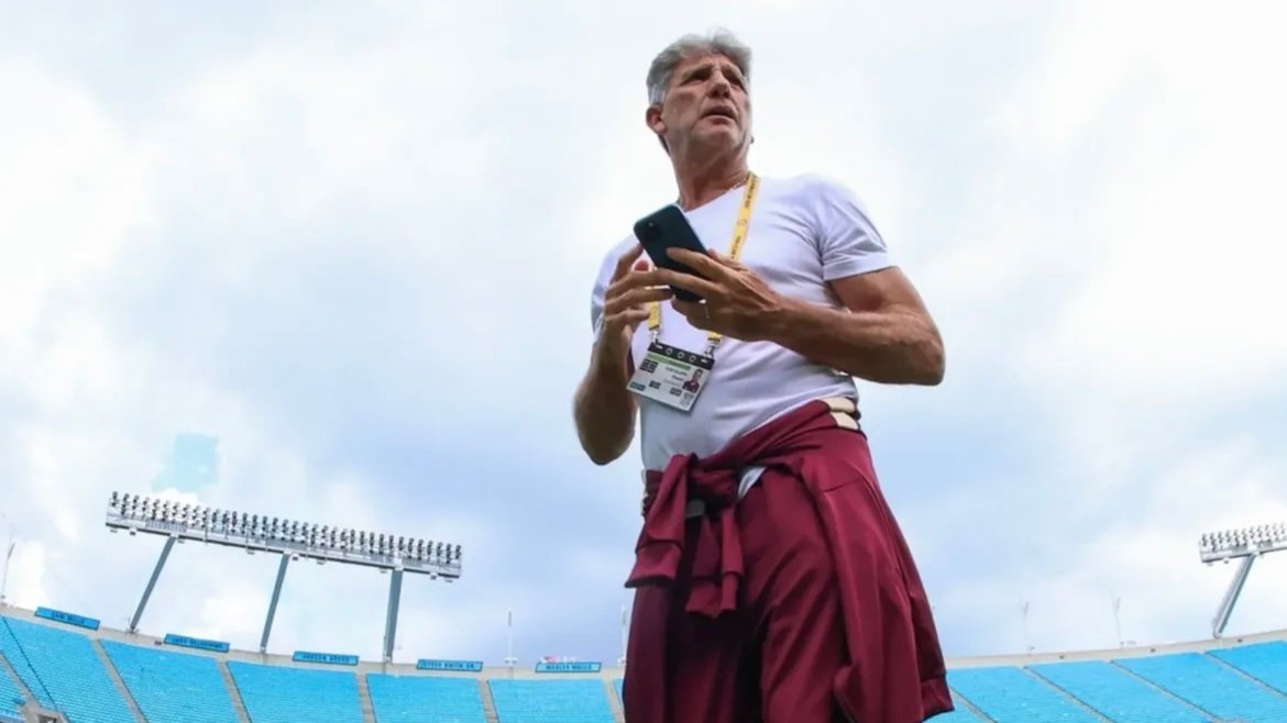 El entrenador del Fluminense, Gaúcho, en el último entreno | Foto: Fluminense FC