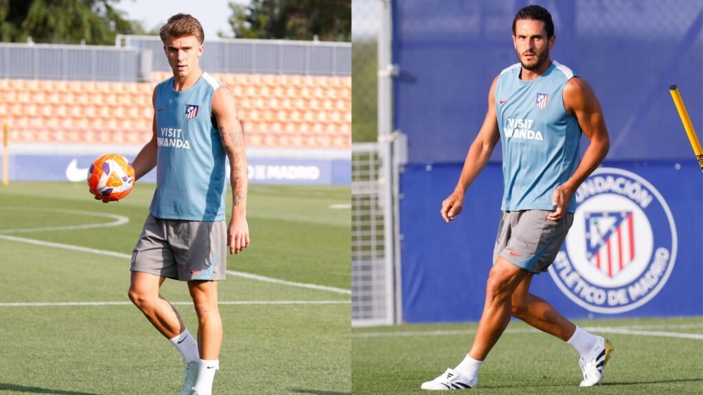 Pablo Barrios y Koke Resurrección