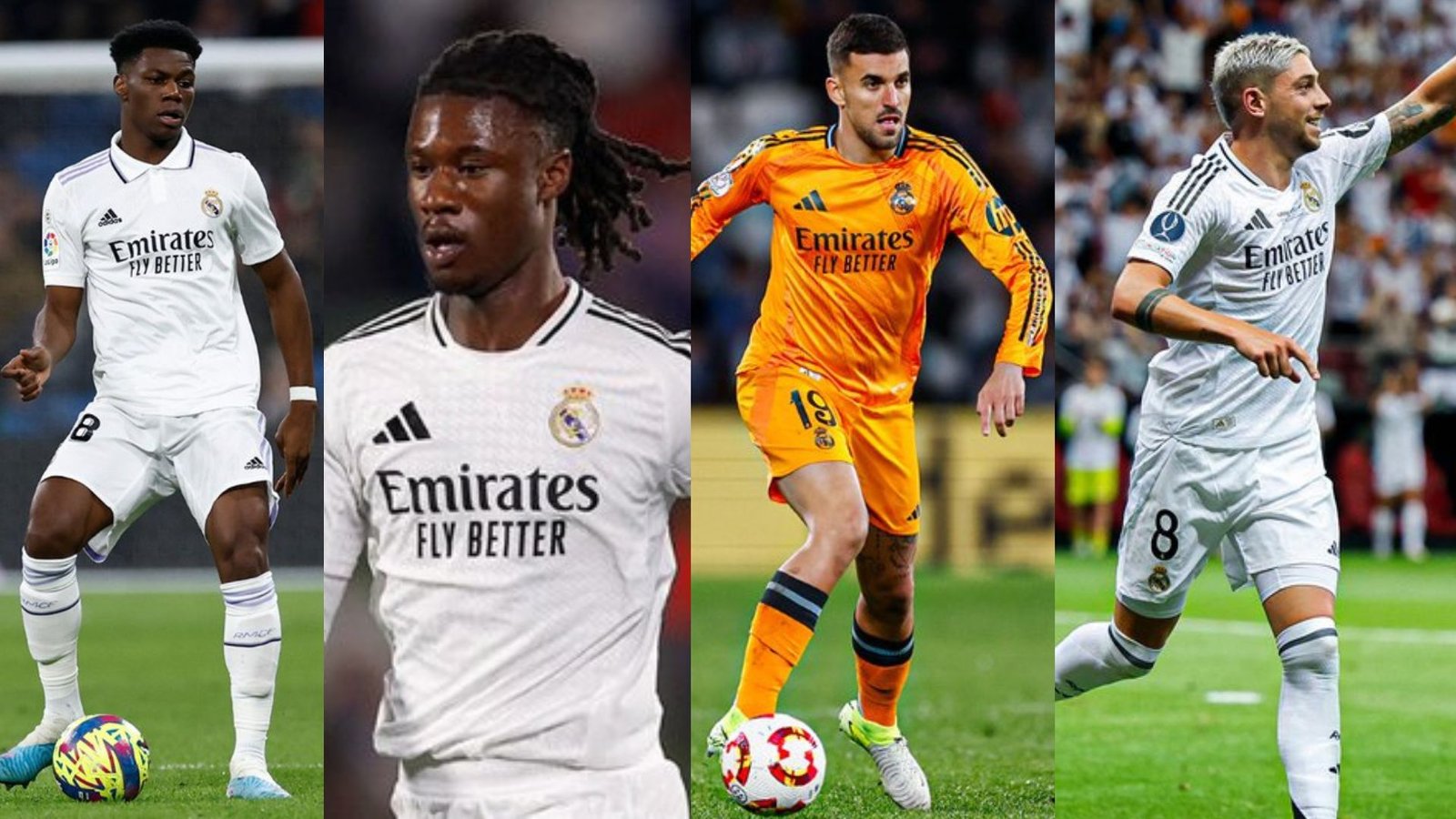 Centrocampistas del Real Madrid / Vía X/@Realmadrid