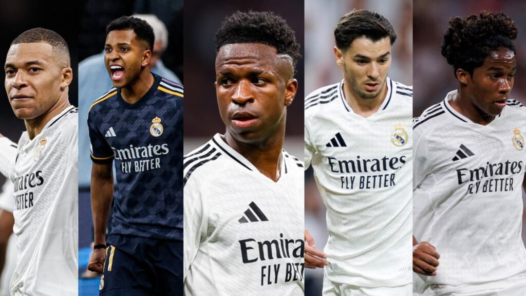 Delanteros del Real Madrid / Vía X/@Realmadrid