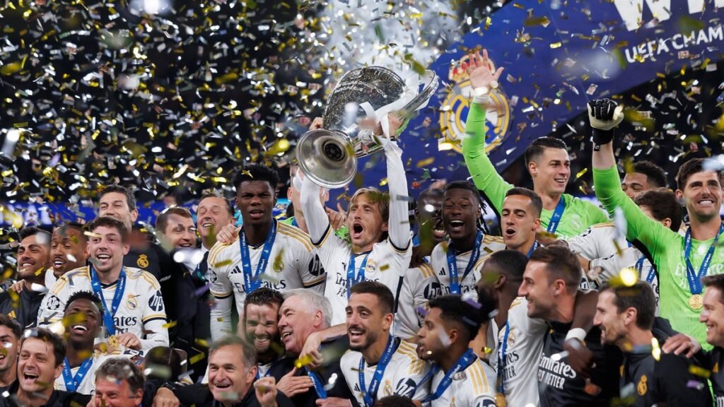Real Madrid celebrando la UEFA Champions League / Vía @realmadrid