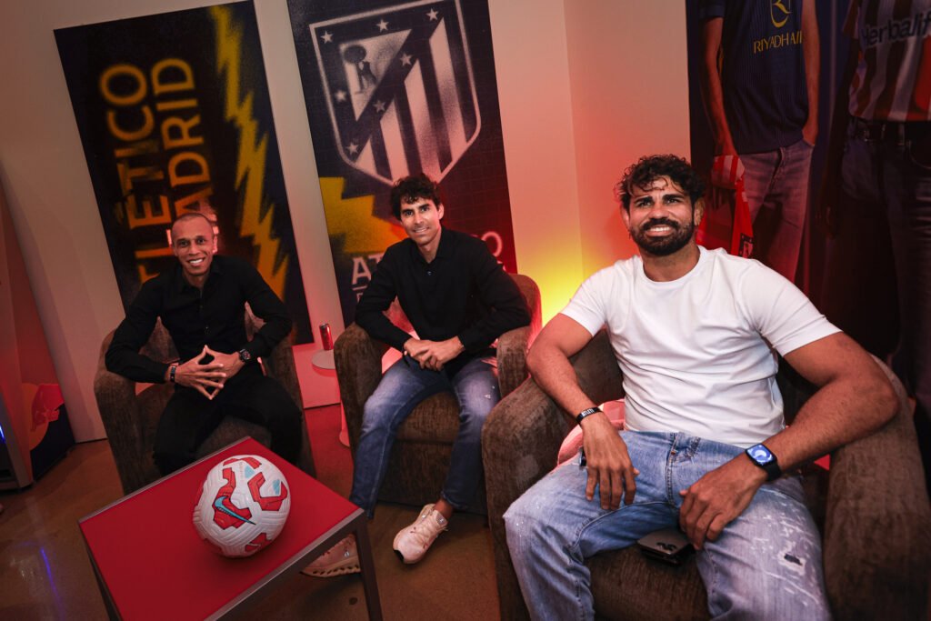Diego Costa, Tiago Mendes y Joao Miranda