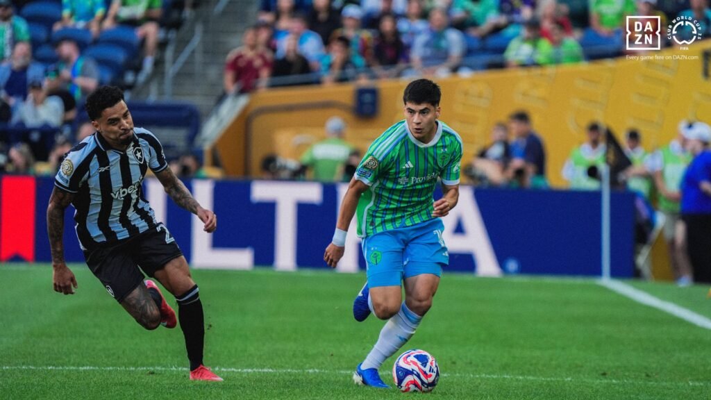 Sounders vs Botafongo. Fuente: Seattle Sounders X