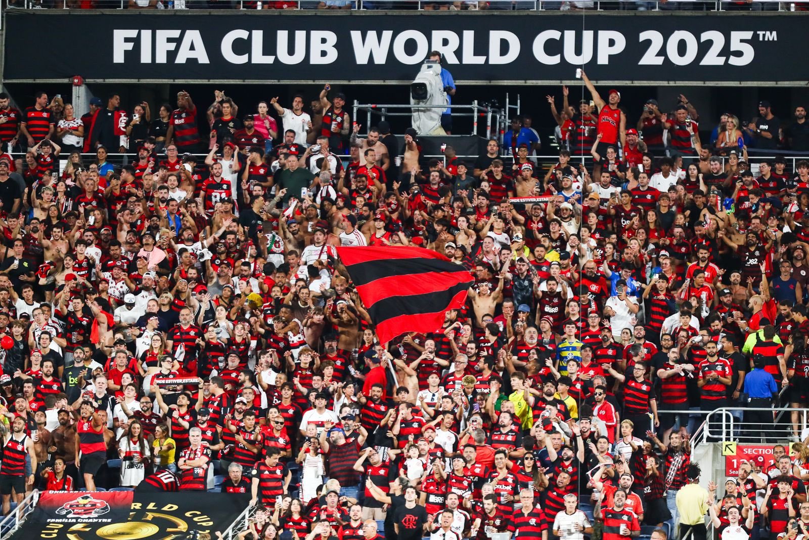Afición Flamengo en Mundial de Clubes | Vía X.