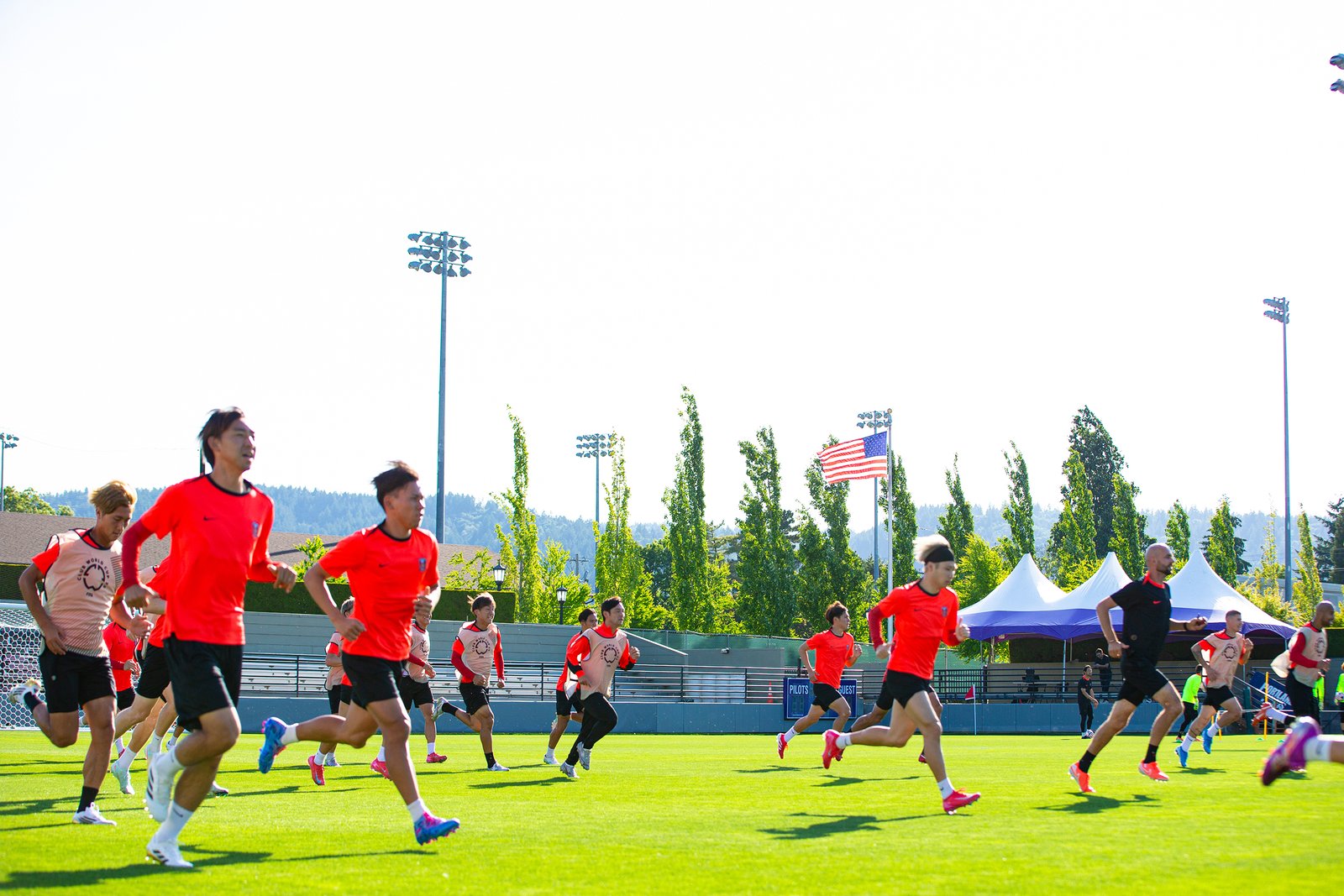 El Urawa Red Diamonds entrenando en Estados Unidos