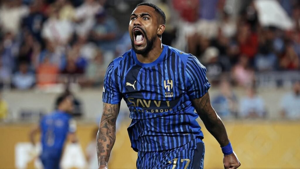 Malcom, celebrando su gol contra el City | Foto: Al-Hilal FC