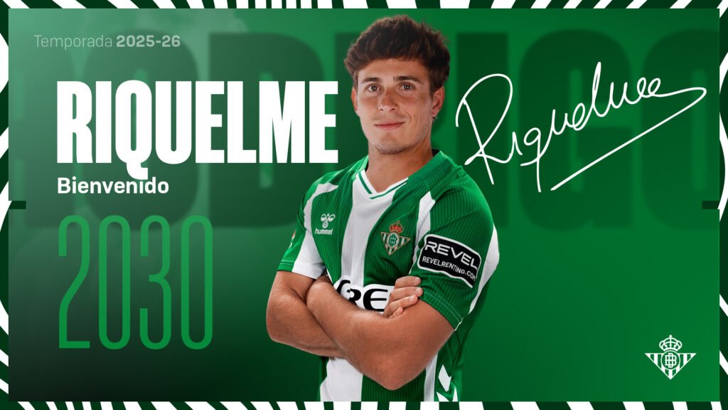 Roro Riquelme nuevo jugador del Real Betis Balompié