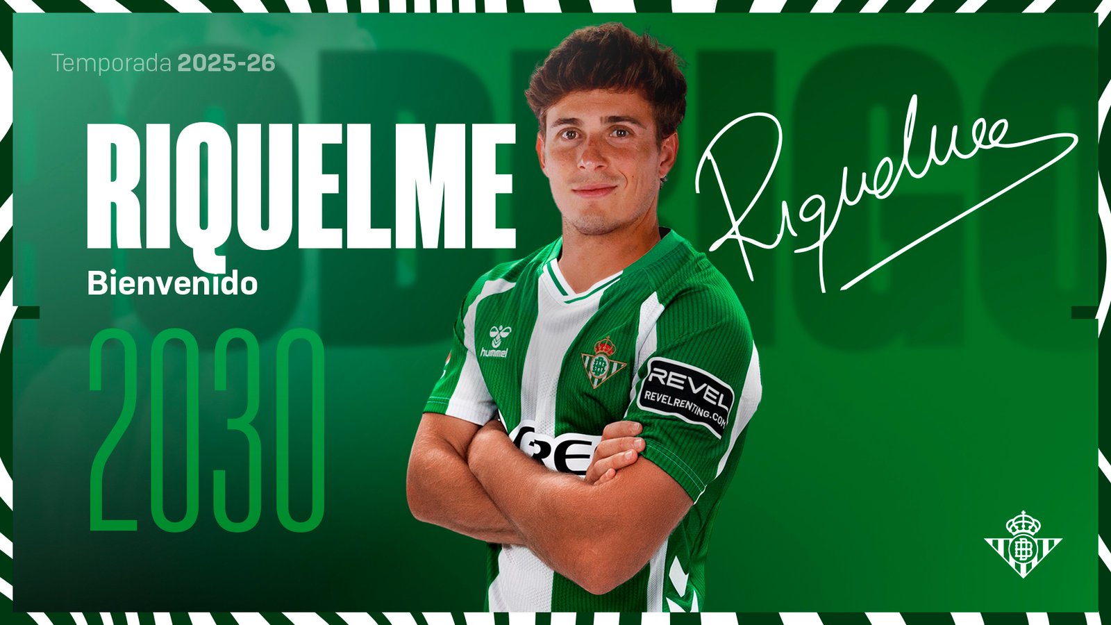 Roro Riquelme nuevo jugador del Real Betis Balompié