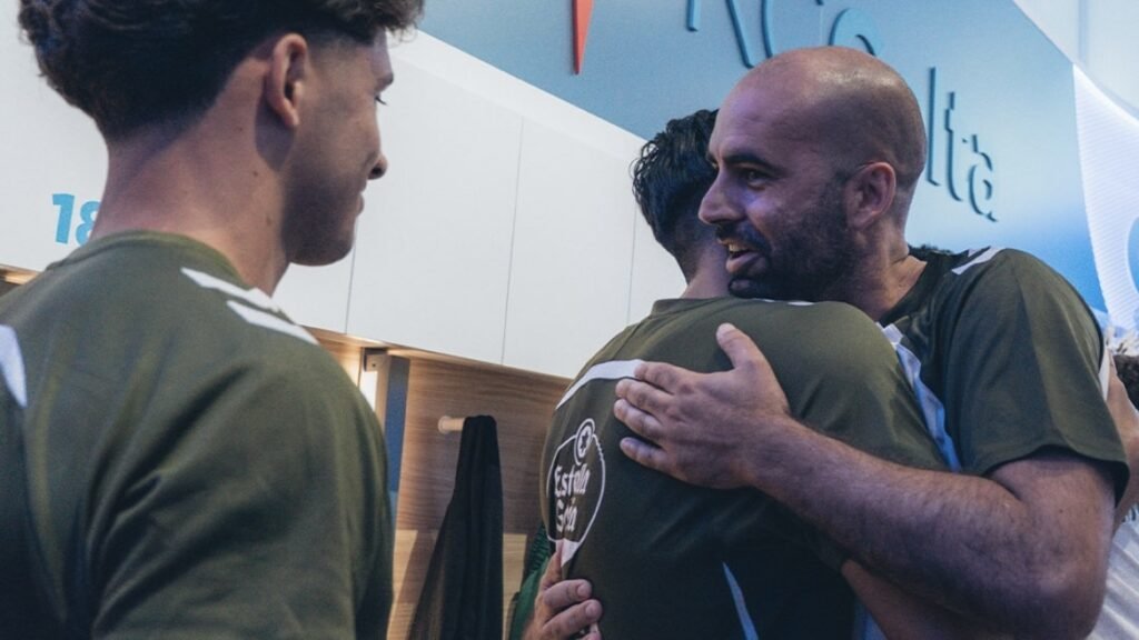 Giráldez el primer día de pretemporada | Foto: RC Celta