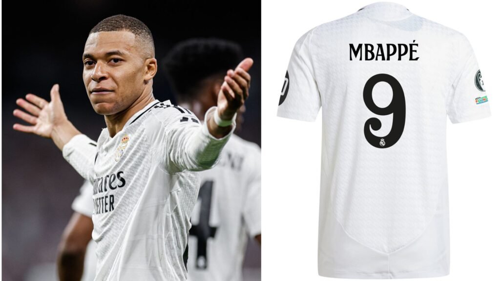 Mbappé con su antigua camiseta /Vía X/@Realmadrid