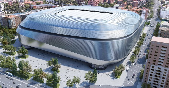 Estadio Santiago Bernabéu / Vía @realmadrid