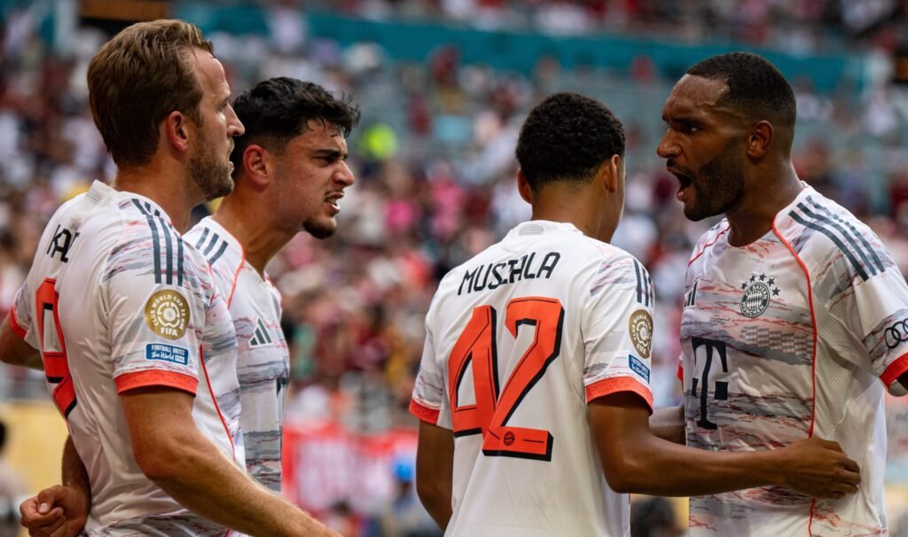 Bayern Munich celebra victoria frente al Flamengo | Vía X.