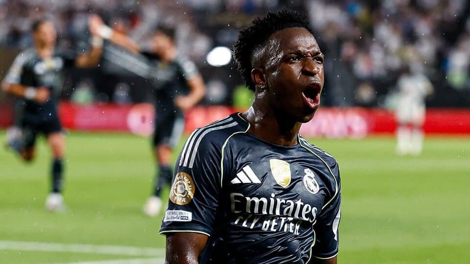 Vinicius celebrando un gol / Vía X: @RealMadrid