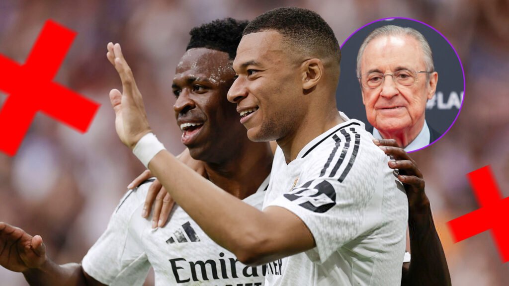 Vinicius frena su renovación con el Real Madrid: quiere cobrar lo mismo que Mbappé. Elaboración propia.