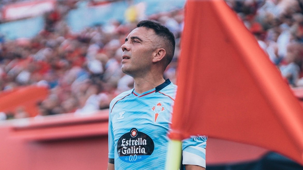 Iago Aspas, durante el último encuentro contra el Mallorca | Foto: RC Celta