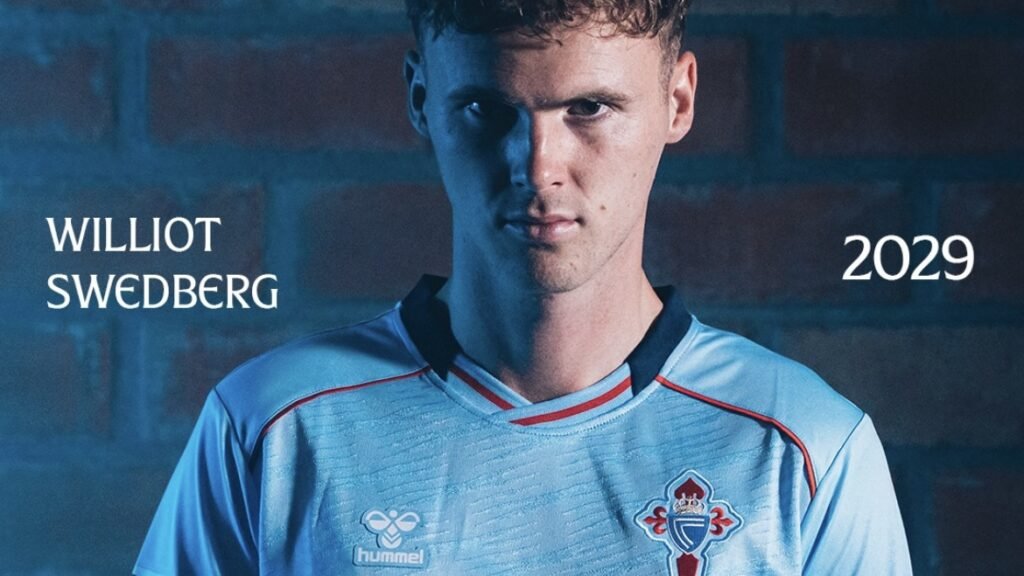 Williot Swedberg seguirá en el Celta hasta 2029 | Foto: RC Celta