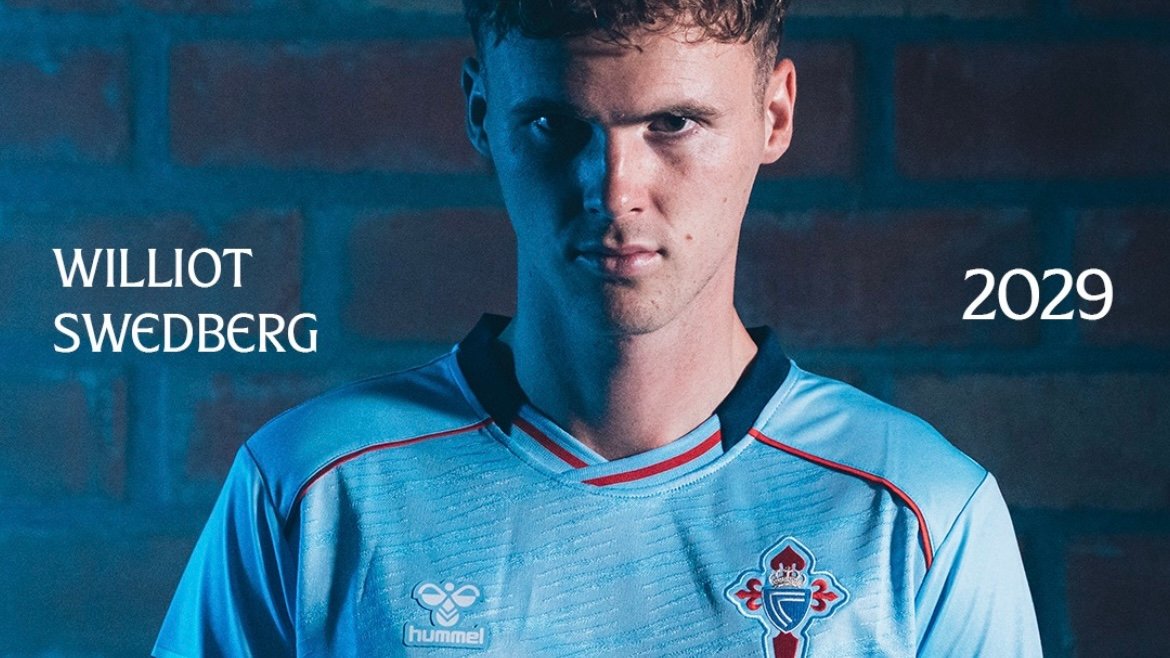 Williot Swedberg seguirá en el Celta hasta 2029 | Foto: RC Celta