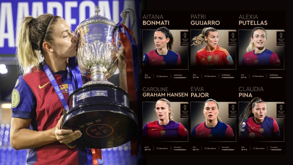 El FC Barcelona femenino con seis candidatas al Balón de Oro
