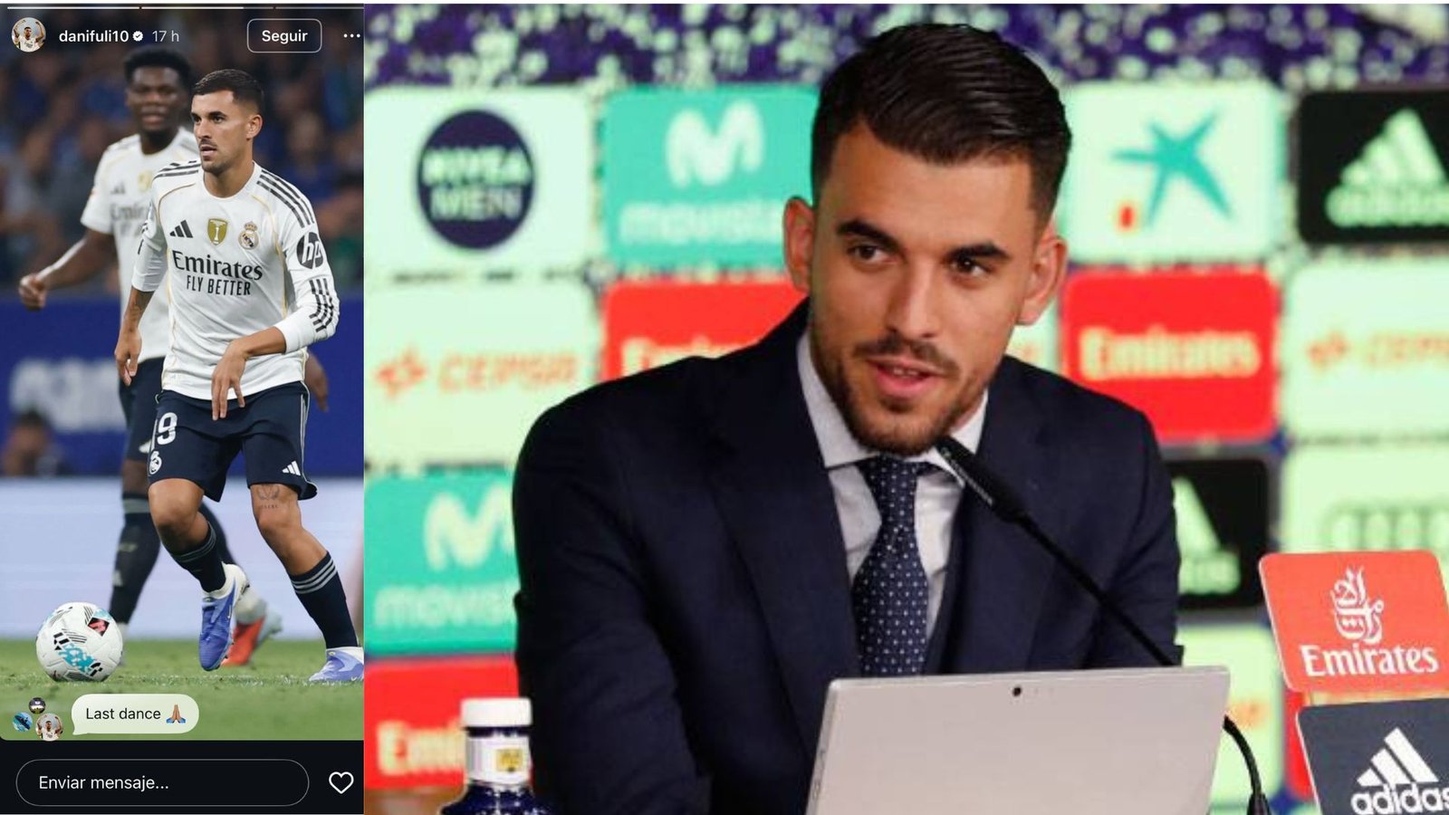 El mensaje de Ceballos / Vía X/@Realmadrid